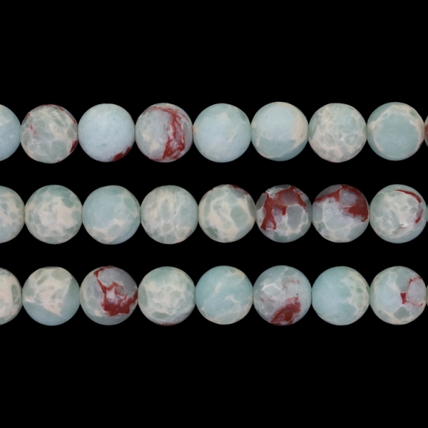 NATURAL STONE BEADS - JASPER IMPERIAL SHUSHAN - 10mm - PACKAGE (3x38pcs.) Hole-1.0mm