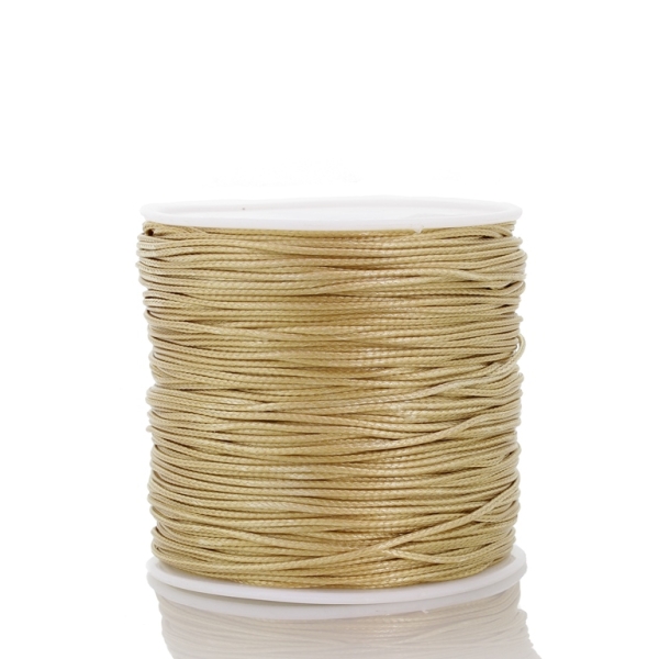 POLYESTER THREAD - 0.8mm BEIGE F045 - PACKAGE 2x75meters