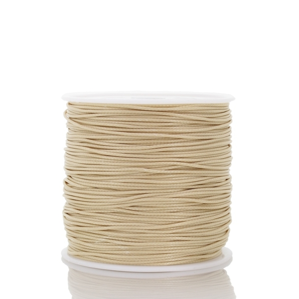 POLYESTER THREAD - 0.8mm BEIGE F056 - PACKAGE 2x75meters