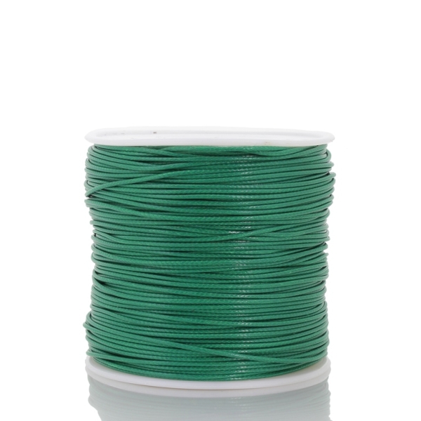 POLYESTER THREAD - 0.8mm GREEN GRASSY E043 - PACKAGE 2x75meters