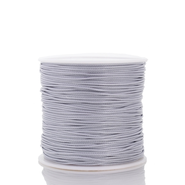 POLYESTER THREAD - 0.8mm GRAY (LIGHT) Z084 - PACKAGE 2x75meters