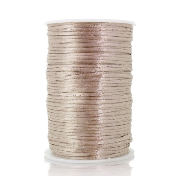 SATIN THREAD 2.0mm - BEIGE 308 - 90meters