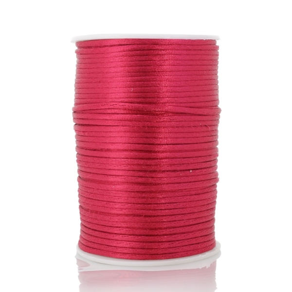 SATIN THREAD 2.0mm - BORDEAUX 204 - 90meters