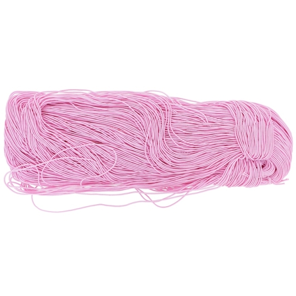 TEXTILE ELASTIC - 1mm - PINK 08 - PACKAGE 10x22meters