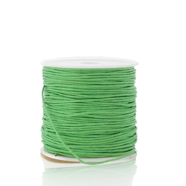 COTTON THREAD 1.0mm - GREEN GRASSY 239 - PACKAGE 3x70yards(64m)