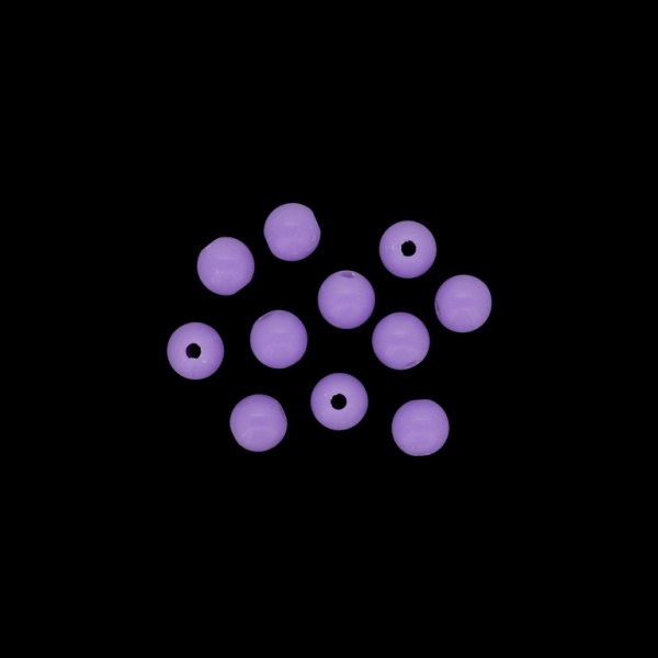 ПЛЪТНИ ПЛАСТМАСОВИ МЪНИСТА - ТОПЧЕ - 8мм ЛИЛАВО СВ. 004 - 50 гр. Отвор-2.0мм (206 бр.)