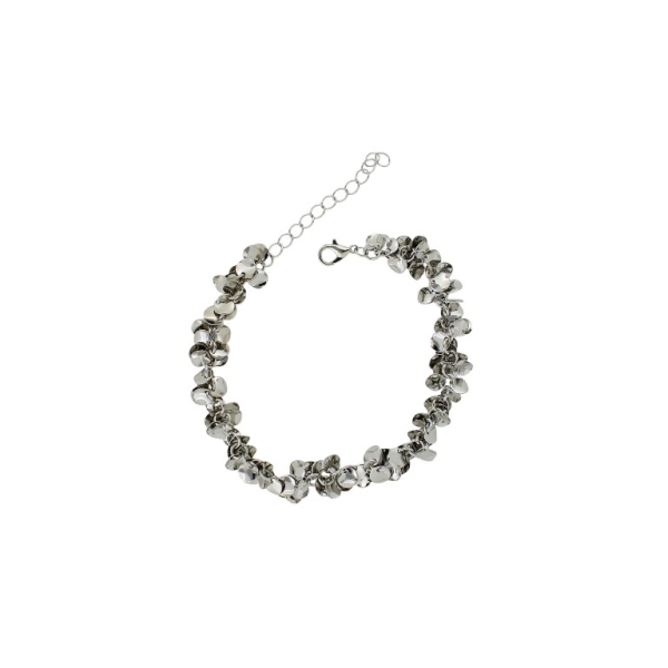 JEWELRY - ANKLET - METAL - CHAIN - 20cm CIRCLE GK071 - NICKEL - 1pc.