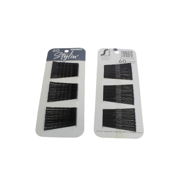 METAL ELEMENTS - BOBBY PIN - 45mm BLACK - 60pcs.