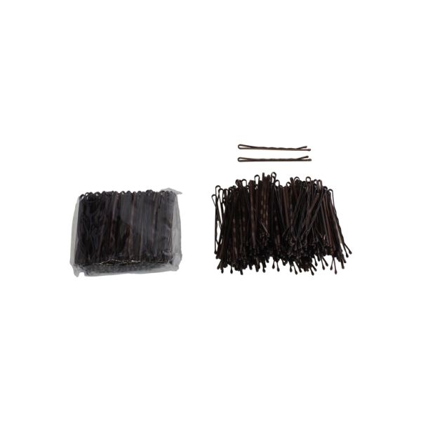 METAL ELEMENTS - BOBBY PIN - 50mm BROWN - PACKAGE (4x150pcs.)