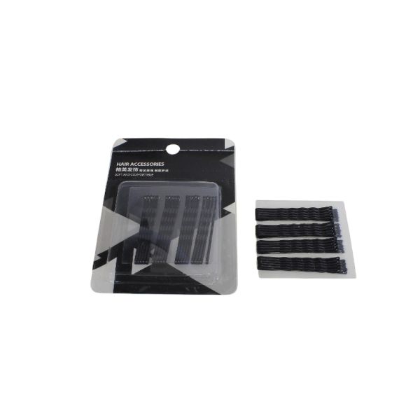METAL ELEMENTS - BOBBY PIN - 55mm BLACK - 20pcs.