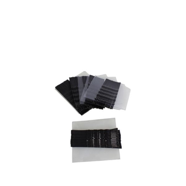 METAL ELEMENTS - BOBBY PIN - 65mm BLACK - 2x15pcs.
