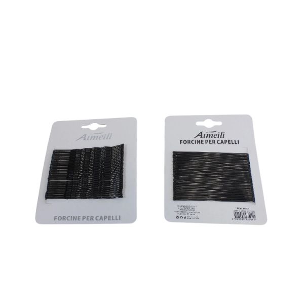METAL ELEMENTS - BOBBY PIN - 66mm BLACK - 30pcs.