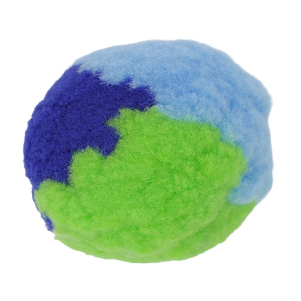 ТЕКСТИЛНИ МЪНИСТА - ПОМПОН ПОЛИЕСТЕРЕН МНОГОЦВЕТЕН - 60мм ЗЕЛЕНО СВ.-СИНЬО СВ.-СИНЬО Т. - ПАКЕТ 10 бр.