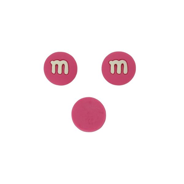 ПЛАСТМАСОВИ МЪНИСТА - РЕЗИН 3D - ЗА ЗАЛЕПВАНЕ - БОНБОН 07 - 23х7мм ЦИКЛАМА-ЕКРЮ - ПАКЕТ 30 бр.  