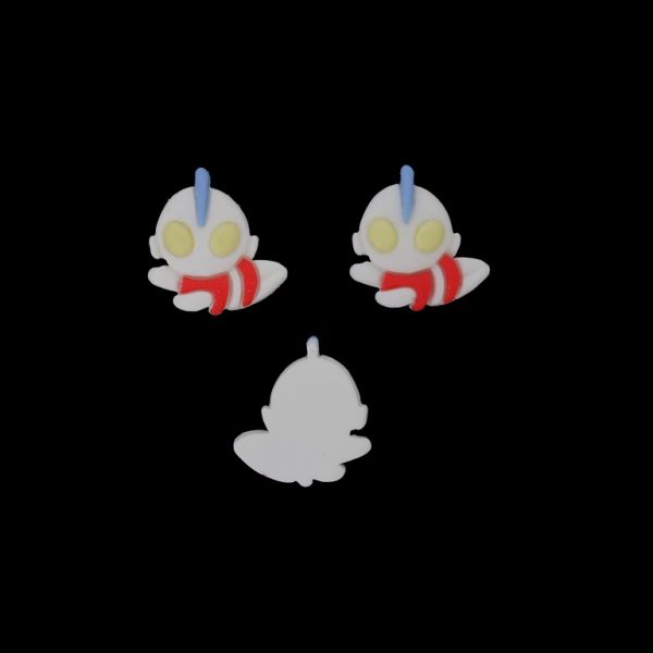 ПЛАСТМАСОВИ МЪНИСТА - РЕЗИН 3D - ЗА ЗАЛЕПВАНЕ - УЛТРАМЕН 07 - 26х30х7мм БЯЛО-ЧЕРВЕНО СВ.-СИНЬО СВ. - ПАКЕТ 30 бр. 