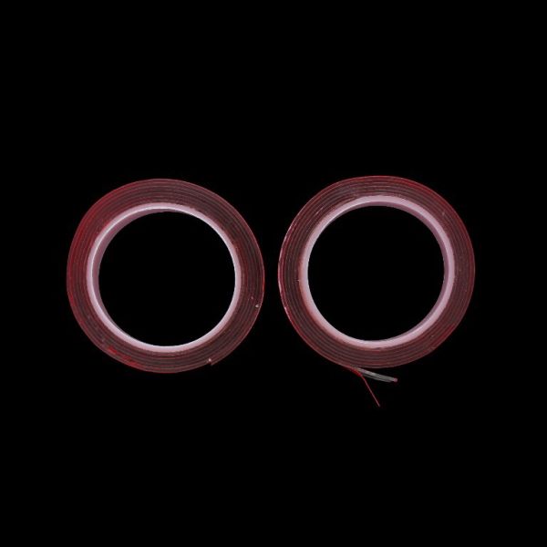 МАТЕРИАЛИ ЗА КРАФТ И ДЕКОРАЦИЯ - ЛЕПИЛА И ЛЕПЯЩИ ЛЕНТИ - ТИКСО И ЛЕПЯЩИ ЛЕНТИ - ДВОЙНОЗАЛЕПВАЩА ЛЕНТА 10мм - ПРОЗРАЧНО - ПАКЕТ 12х1метър