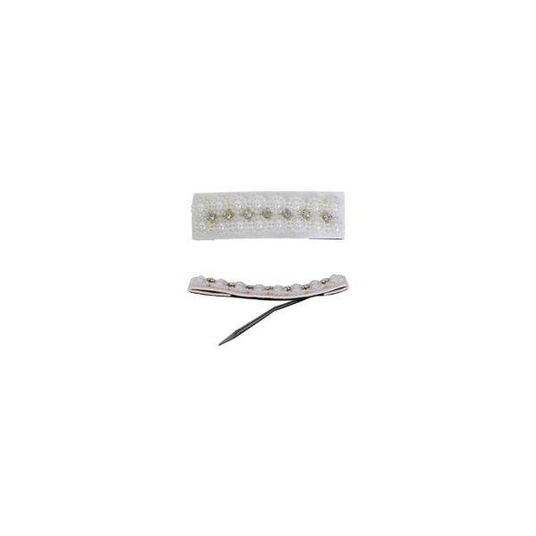 БИЖУТЕРИЯ - ФИБА - ТИК-ТАК - МЕТАЛ И КРИСТАЛИ - ПЕРЛИ 01 - 7.9х2.4х0.6см МИКС - ПАКЕТ 10 бр.