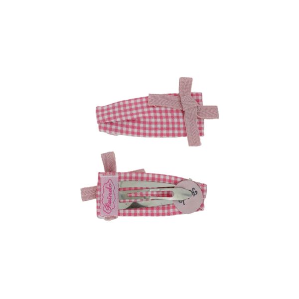 БИЖУТЕРИЯ - ФИБА - ТИК-ТАК - МЕТАЛ И САТЕН - ПАНДЕЛКА 01 - 6.0х2.4см НИКЕЛ И МИКС - 5 бр.