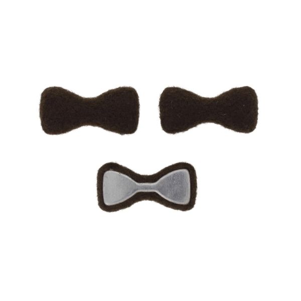 МЪНИСТА ЛЕПЯЩИ - ТЕКСТИЛНИ - ПАНДЕЛКА 305 33х16х6мм - ПОЛАР 01 - КАФЯВО Т. - 5 бр.