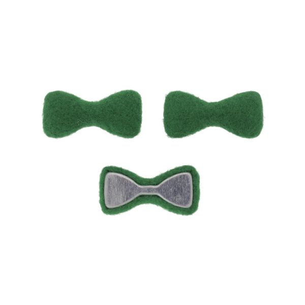 МЪНИСТА ЛЕПЯЩИ - ТЕКСТИЛНИ - ПАНДЕЛКА 307 33х16х6мм - ПОЛАР 01 - ЗЕЛЕНО - ПАКЕТ 50 бр.