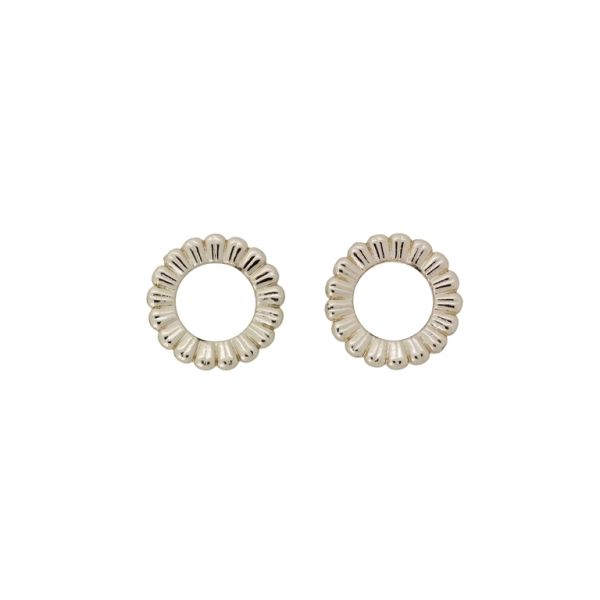 МЕТАЛНИ ЕЛЕМЕНТИ С ГЛАНЦ - КРЪГ 24 - 17х2мм ЗЛАТИСТО СВ. - ПАКЕТ 100гр. 72 бр. Отвор-10.0мм