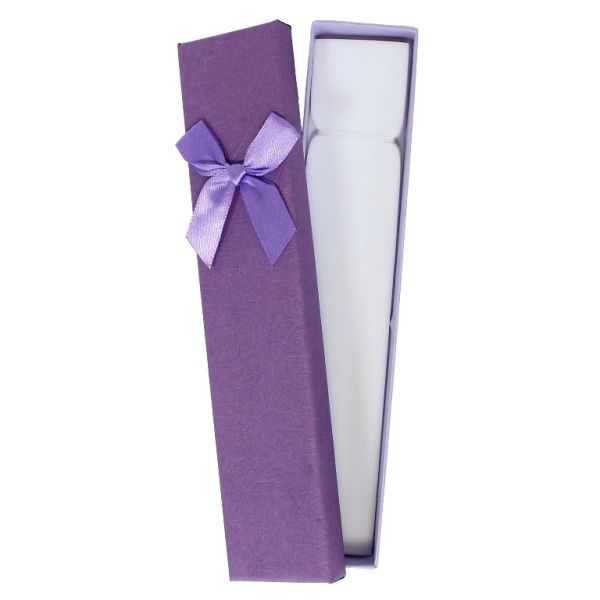 КУТИЯ ПОДАРЪЧНА ЗА ГРИВНА - 4х21х2.5см - ПАНДЕЛКА 32 - МИКС ЦВЕТОВЕ - ПАКЕТ 12 бр.