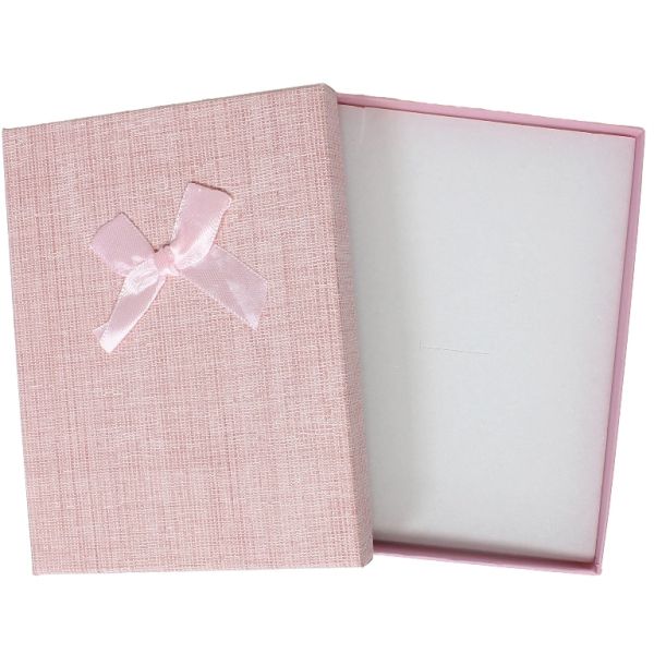 GIFT BOX FOR SET - 12x16x3cm - RIBBON 44 - MIX COLORS - PACKAGE 6pcs.