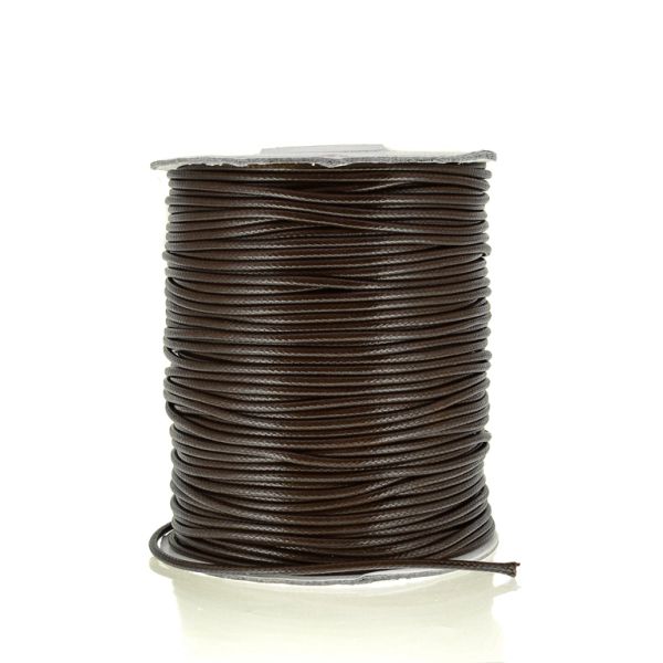POLYESTER THREAD - 2.0mm BROWN (DARK) F051 - 80meters