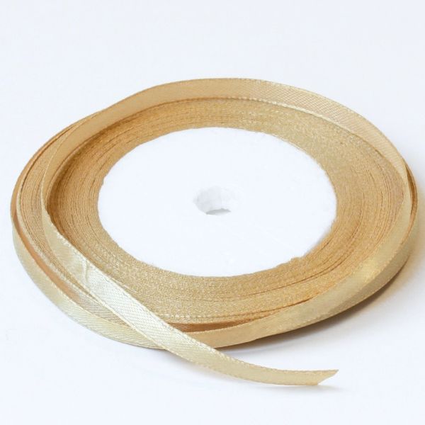 САТЕН 0.6см - ШАМПАНСКО 078 - 10х25ярда(22м)