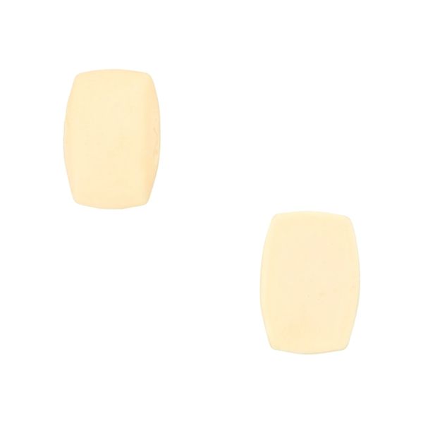 PLASTIC BEADS - RESIN 3D - FOR GLUING - CANDY 14 - 21x15x8mm ECRU (DARK) - PACKAGE 40pcs.
