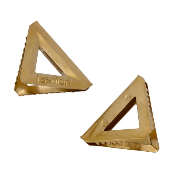 METAL CORNERS FOR DECORATION AND SCRAPBOOKING - 29x22mm - GOLD - PACKAGE 80pcs.