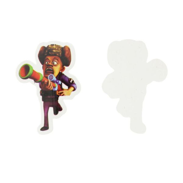 MATERIALS FOR CRAFT AND DECORATION - TOPPER FROM CARTON - HUNTER 01 - 5x7cm MIX - PACKAGE 50pcs.