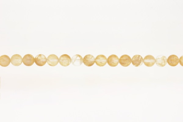 NATURAL STONE BEADS - VENUS' HAIR - 8mm - STRING (48pcs.) Hole-1.6mm