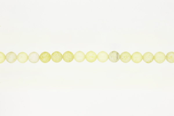 NATURAL STONE BEADS - JADE - 8mm - STRING (48pcs.) Hole-1.6mm