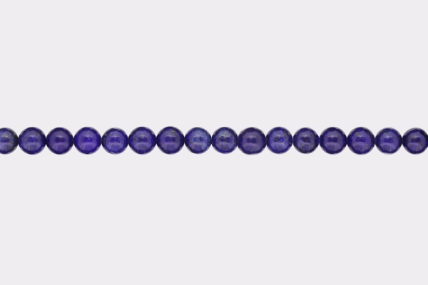 NATURAL STONE BEADS - LAZURITE BLUE - 8mm - STRING (46pcs.) Hole-1.6mm