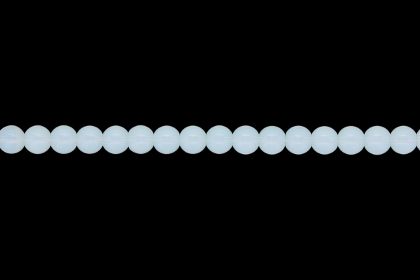 NATURAL STONE BEADS - MOONSTONE - 8mm - STRING (48pcs.) Hole-1.6mm