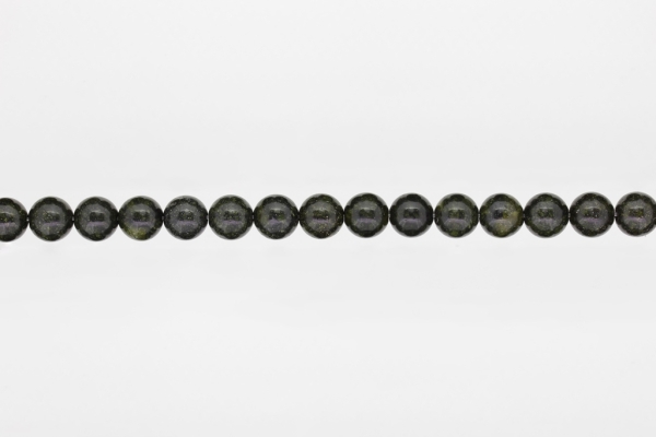 NATURAL STONE BEADS - RUSSIAN SERPENTINE - 8mm - STRING (48pcs.) Hole-1.6mm