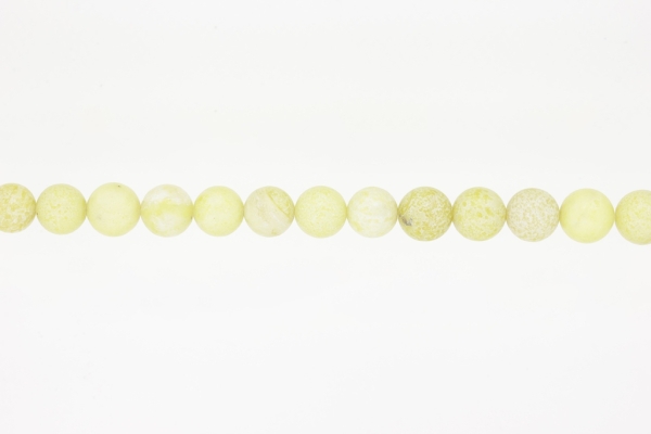 NATURAL STONE BEADS - JADE - 10mm - STRING (38pcs.) Hole-1.8mm