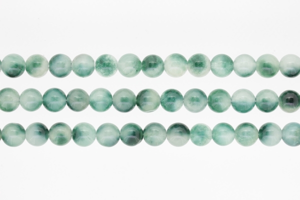 NATURAL STONE BEADS - QUARTZ TURQUOISE - 10mm - PACKAGE (3x38pcs.) Hole-1.8mm