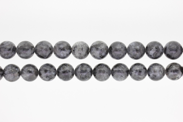 NATURAL STONE BEADS - LABRADORITE - 12mm - PACKAGE (2x32pcs.) Hole-2.0mm