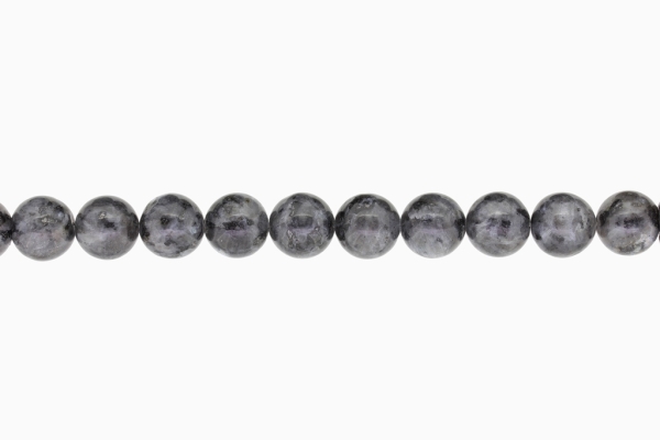 NATURAL STONE BEADS - LABRADORITE - 12mm - STRING (32pcs.) Hole-2.0mm