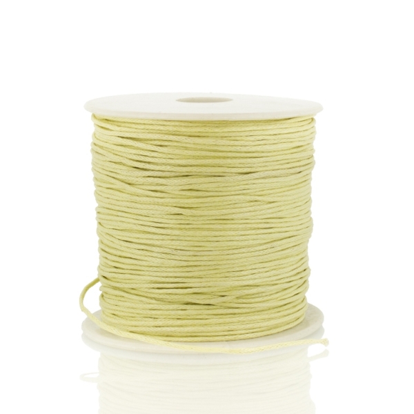 COTTON THREAD 1.0mm - YELLOW (LIGHT) 108 - 70meters