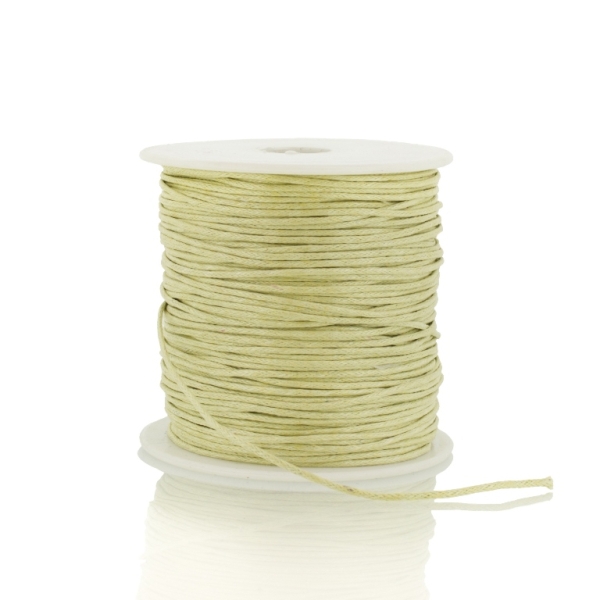 COTTON THREAD 1.0mm - GREEN MILITARY (LIGHT) 276 - 70meters