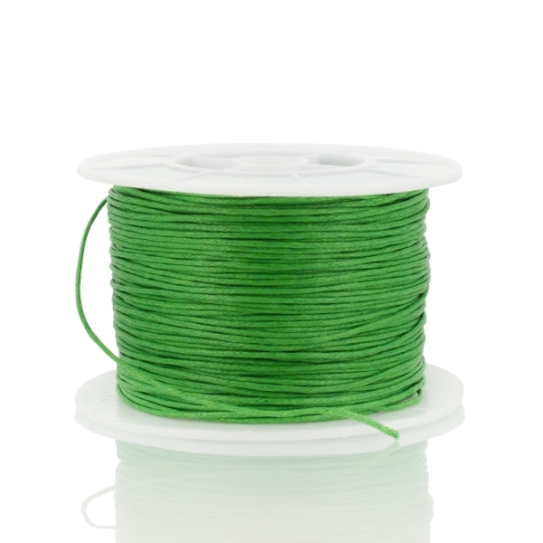 COTTON THREAD 1.0mm - GREEN GRASSY 239 - 70meters