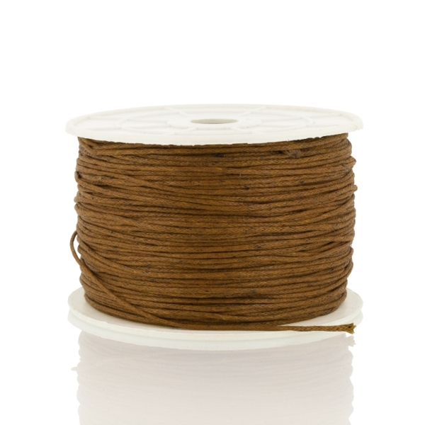 COTTON THREAD 1.0mm - BROWN 003 - 70meters