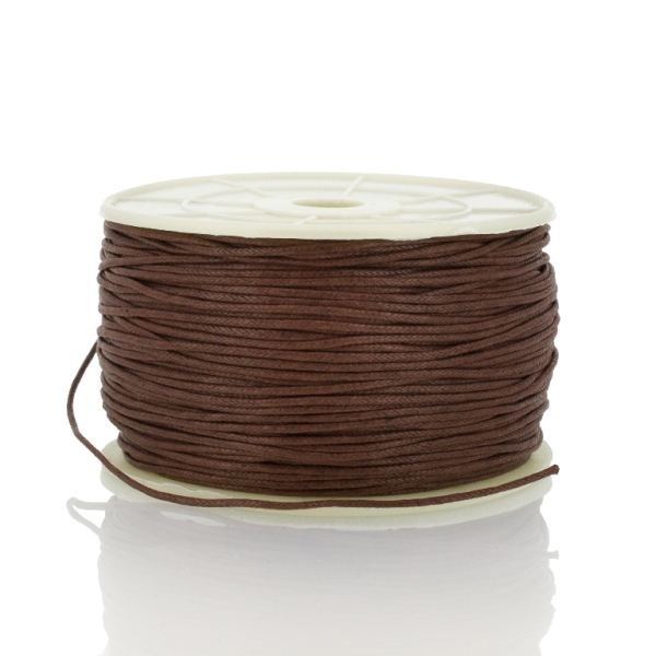 COTTON THREAD 1.0mm - BROWN (DARK) 299 - 70meters