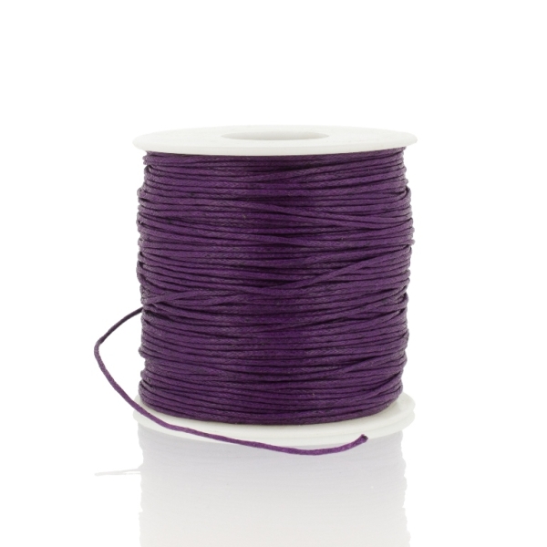 COTTON THREAD 1.0mm - PURPLE (DARK) 193 - 70meters