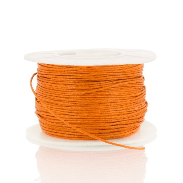 COTTON THREAD 1.0mm - ORANGE 158 - 70meters