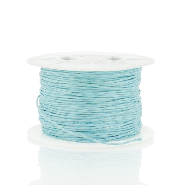 COTTON THREAD 1.0mm - TURQUOISE BLUE (LIGHT) 198 - 70yards(64m)