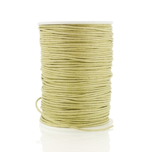 COTTON THREAD 1.5mm - GREEN MILITARY (LIGHT) 278 - 100yards(91m)